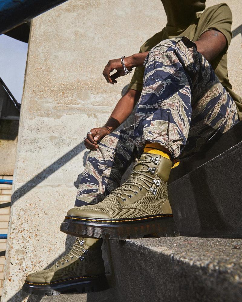 Dr Martens Tarik Tå Guard Utility Fritidsstøvler Herre Olivengrønne | Norge 336GSO